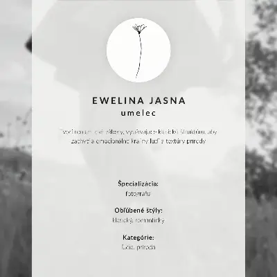 Affiche décorative représentant des vêtements traditionnels sous un parapluie dans une prairie arborée