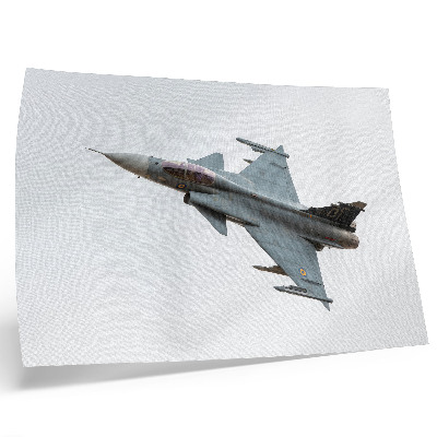 Affiche et poster Un avion de chasse moderne en vol dans le ciel