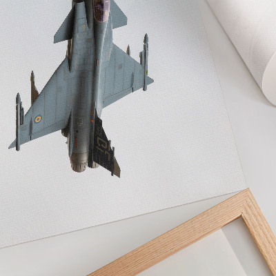 Affiche et poster Un avion de chasse moderne en vol dans le ciel