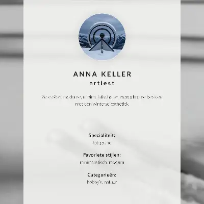 Affiche vagues océaniques avec un surfeur dans un style calme et minimaliste