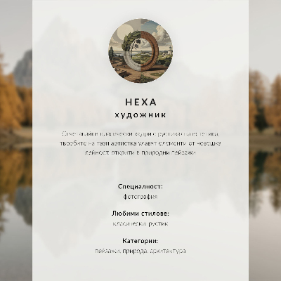 Affiche et poster Un chalet blanc au milieu des montagnes et de la verdure