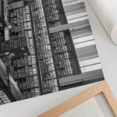 Bibliothèque classique avec étagères en bois