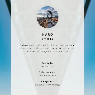 Affiche et poster gratte-ciel modernes avec reflets de lumières dans le ciel
