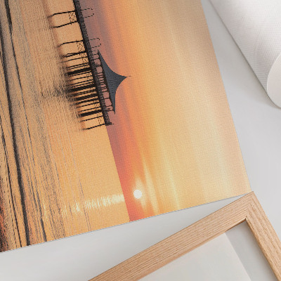 Affiche Coucher de soleil sur l'eau, une vue charmante