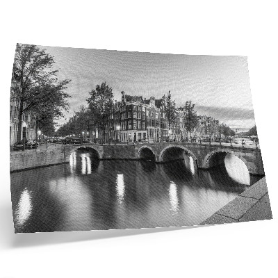 Affiche Ponts élégants, architecture classique, canaux