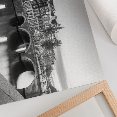 Affiche Ponts élégants, architecture classique, canaux