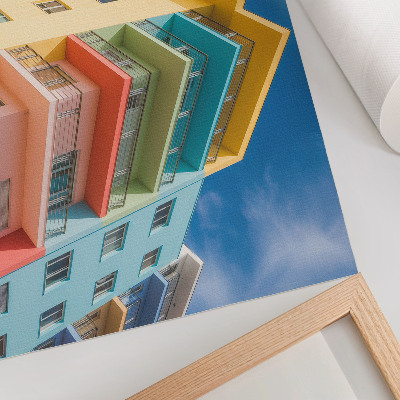 Affiche décorative L'énergie de la couleur dans l'architecture moderne