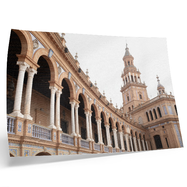 Affiche et poster architecture riche, colonnes de marbre, style classique