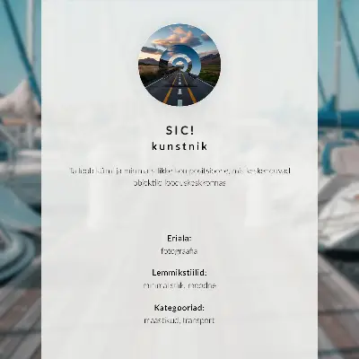 Affiche décorative avion dans le ciel sur fond bleu à l'atmosphère dynamique