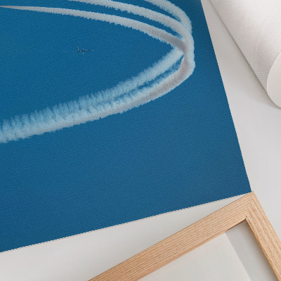Affiche et poster Formation d'avions face à la dynamique du ciel