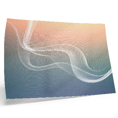 Affiche décorative Des vagues pastel, une élégance subtile et une harmonie subtile.