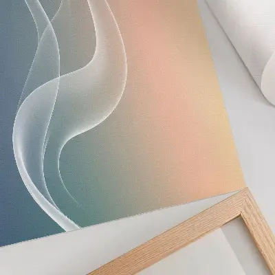 Affiche décorative Vagues pastel représentation élégante et harmonieuse