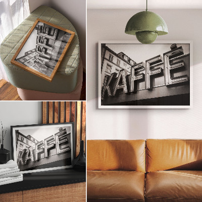 Affiche décorative Cadre minimaliste néon de style urbain