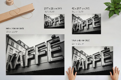Affiche décorative Cadre minimaliste néon de style urbain