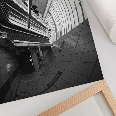 Affiche Escalator intérieur d'architecture moderne