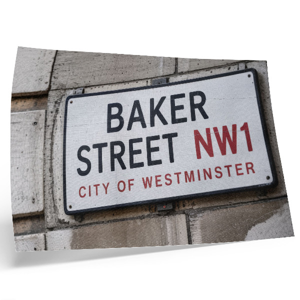 Affiche décorative Panneau Baker Street Westminster Street