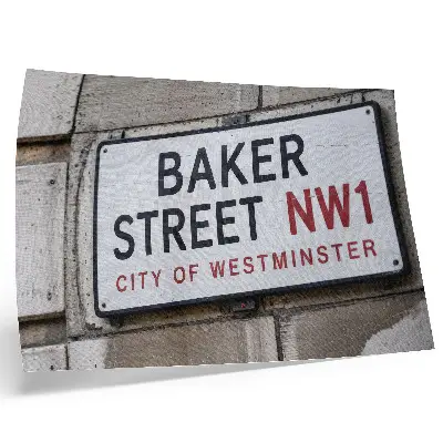 Panneau décoratif Baker Street Westminster affiche murale