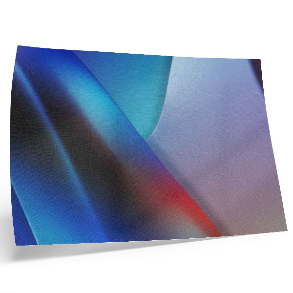 Affiche décorative Des tons bleu foncé et violet aux transitions floues
