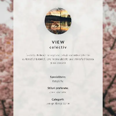 Affiche bâtiment oriental avec montagnes, lac et cerisiers en harmonie