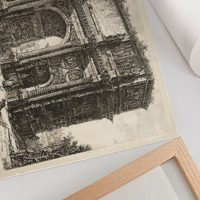 Affiche et poster Vue de l'Arc de Constantin extraite des « Vues de Rome » de Giovanni Battista Piranesi