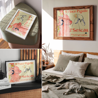 Affiche décorative Le Photographe Sescau (1894) tirage haute résolution d'Henri de Toulouse-Lautrec