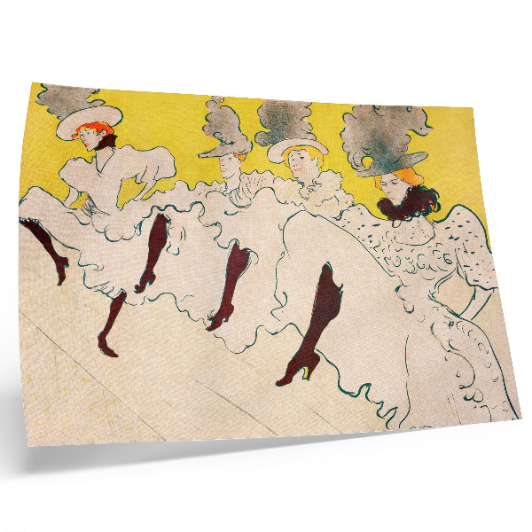 Affiche La Troupe de Mademoiselle Eglantine (1896) impression haute résolution d'Henri de Toulouse-Lautrec
