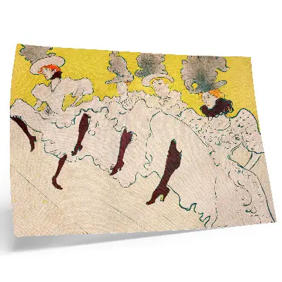 Affiche La Troupe de Mademoiselle Églantine d'Henri de Toulouse-Lautrec impression haute résolution datée de 1896