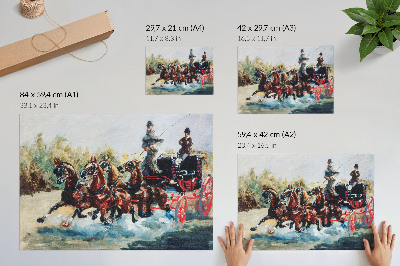 Affiche décorative Un joli souvenir de la Promenade des Anglais (1880) tirage haute résolution d'Henri de Toulouse-Lautrec