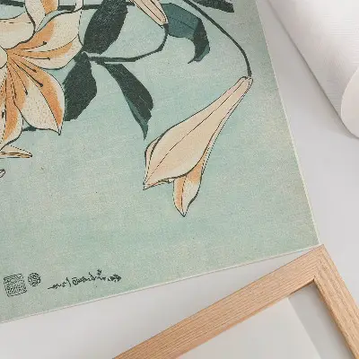 Affiche et poster Lys (vers 1833-1834) de Katsushika Hokusai en haute résolution