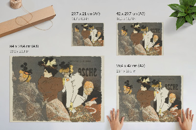 Affiche décorative Asche de Théophile-Alexandre Pierre Steinlen