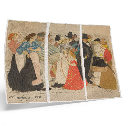 Affiche Mensen op straat (1896) de Théophile Alexandre Steinlen et Charles Verneau