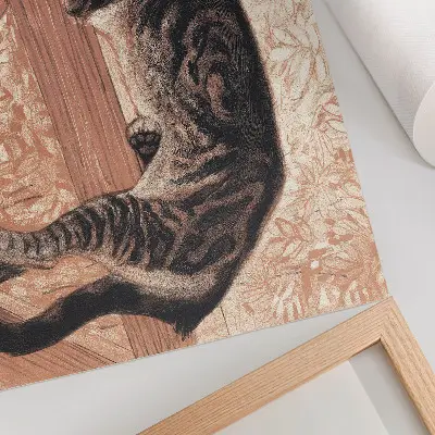 Affiche décorative Chat sur une balustrade d'après Théophile-Alexandre Pierre Steinlen
