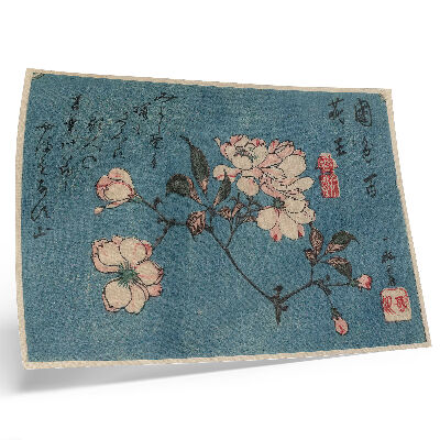 Affiche décorative Estampe sur bois (nishiki-e) encre et couleurs sur papier par Utagawa Hiroshige