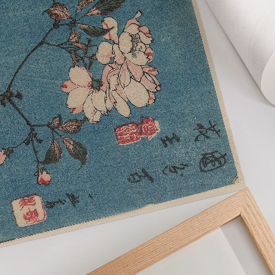 Affiche décorative Estampe sur bois (nishiki-e) encre et couleurs sur papier par Utagawa Hiroshige