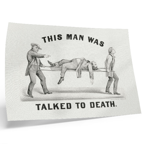 Affiche et poster Cet homme a été persuadé à mort (1873), illustration d'archive