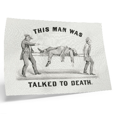 Affiche et poster Cet homme a été persuadé à mort (1873), illustration d'archive
