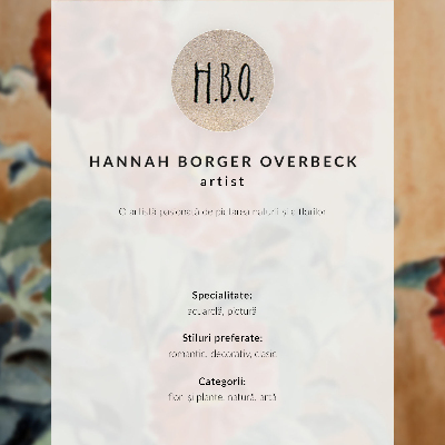 Affiche Amaryllis (1915) de Hannah Borger Overbeck