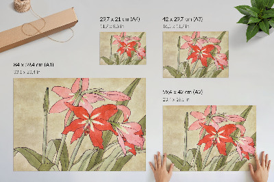 Affiche Amaryllis (1915) de Hannah Borger Overbeck