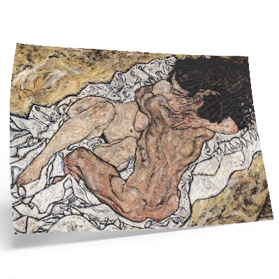 Affiche et poster L'Étreinte (1917) d'Egon Schiele