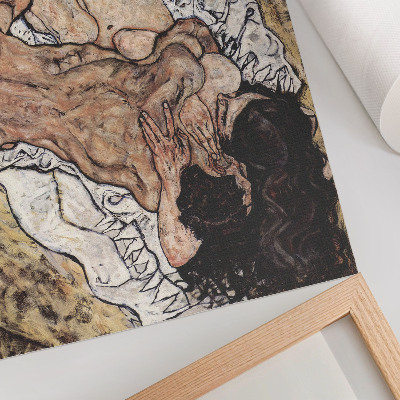 Affiche et poster L'Étreinte (1917) d'Egon Schiele