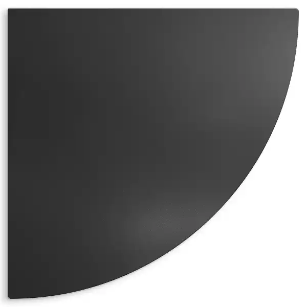 Plaque de protection pour barbecue en forme de quart de cercle de 100x100 cm