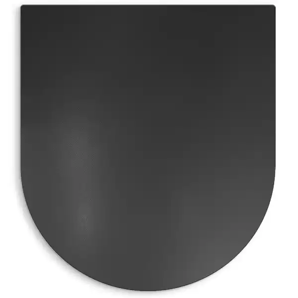 Plaque de protection pour barbecue semi-ovale de 80x90 cm