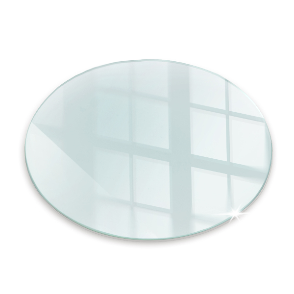 Plaque de sol en verre pour poêle transparent 