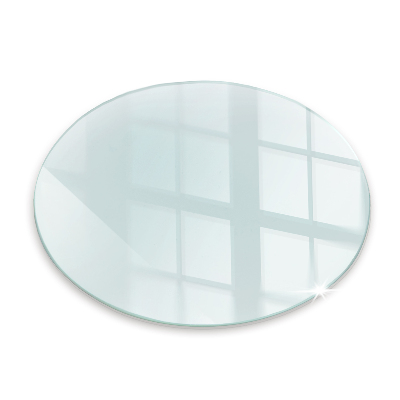 Plaque de sol en verre pour poêle transparent 