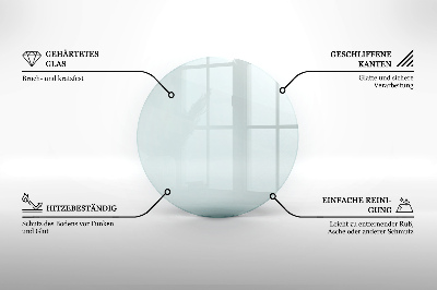 Plaque de sol en verre pour poêle transparent 