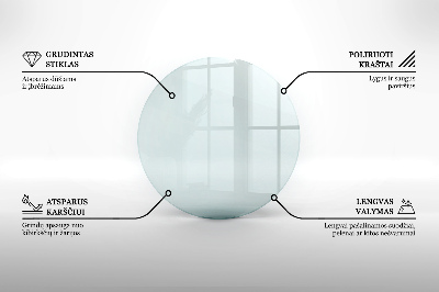 Plaque de sol en verre pour poêle transparent 