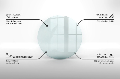 Plaque de sol en verre pour poêle transparent 