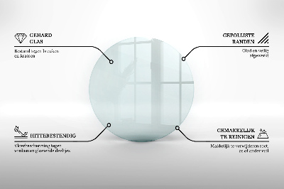 Plaque de sol en verre pour poêle transparent 