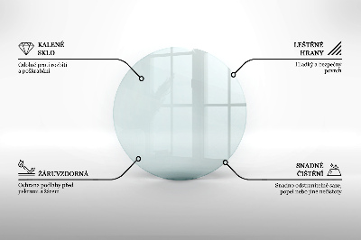Plaque de sol en verre pour poêle transparent 