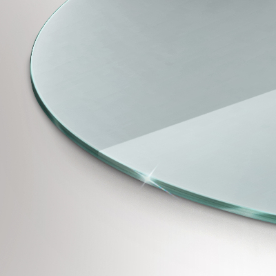 Plaque de sol en verre pour poêle transparent 